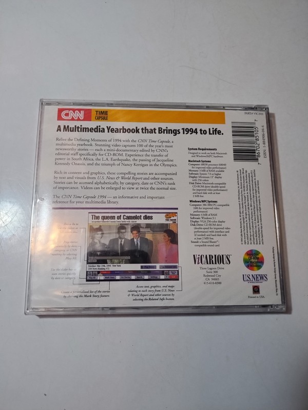 CNN Time Capsule: 100 Defining Moments of 1994 PC Brand New/ Factory Sealed gallery