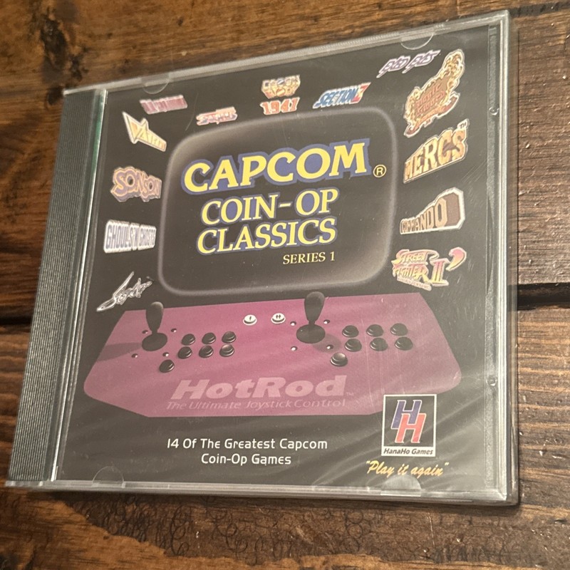 Capcom Coin-Op Classics Series 1 PC CD 14 Street Fighter Ghouls’n Ghosts Strider