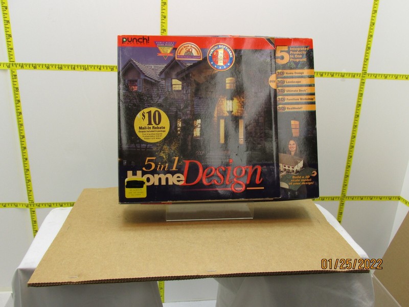The listing is for: 5 IN 1 HOME DESIGN for WINDOWS by PUNCH!