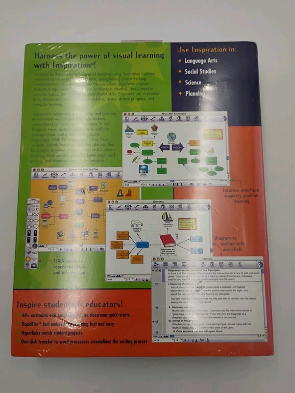 Inspiration Premier Tool To Develop Ideas Software Version 7.5 Windows/Mac New! gallery