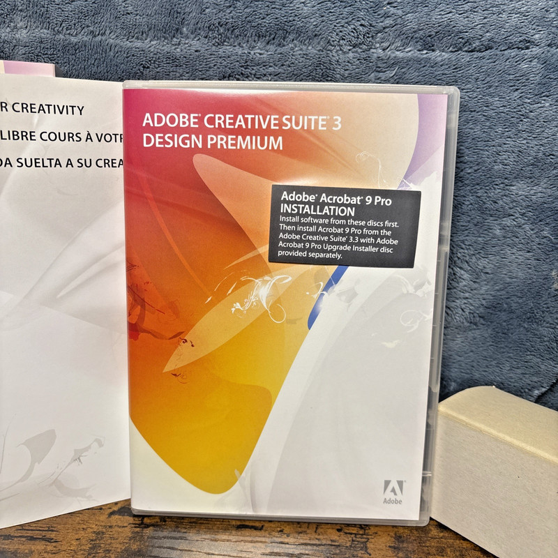 Adobe Creative Suite 3 Design Premium, 3 Disc Set, Box & Paperwork gallery