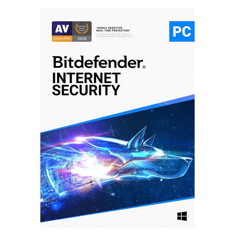 Bitdefender Internet Security 3 Years 1 WINDOWS PC Protection – LATEST VERSION