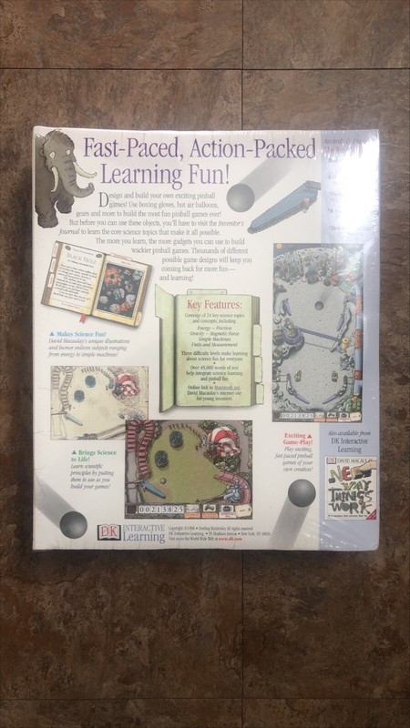 David Macaulay Pinball Science, Big Box - Brand New, Never Opened! gallery