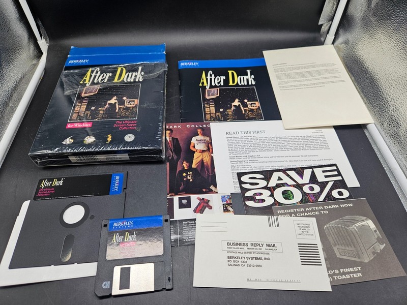 6 (5 SEALED) After Dark Screen Savers several Versions Berkeley Big Box 91-2000 gallery