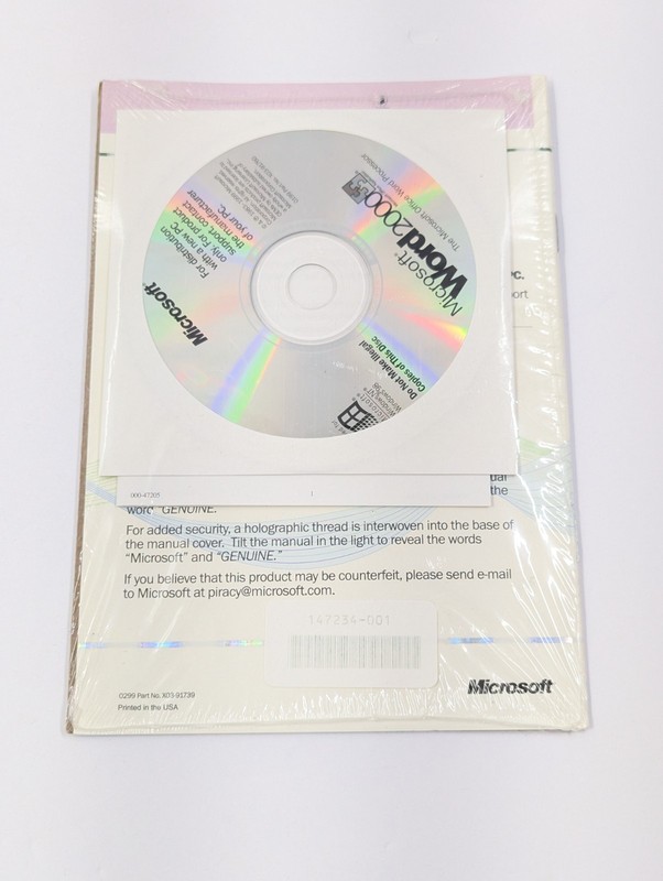 Discovering Microsoft Word 2000 w/Product Key CD-ROM Software Application gallery