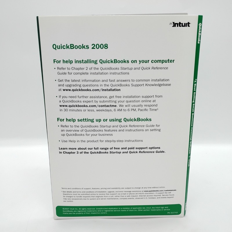 Intuit QUICKBOOKS Pro 2008 Accounting (PC Windows XP/Vista) Complete w/ Key gallery