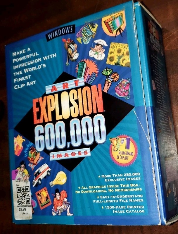 Nova Development Art Explosion 600,000 Images 29 CD-Roms & 1300 Page Book 2004