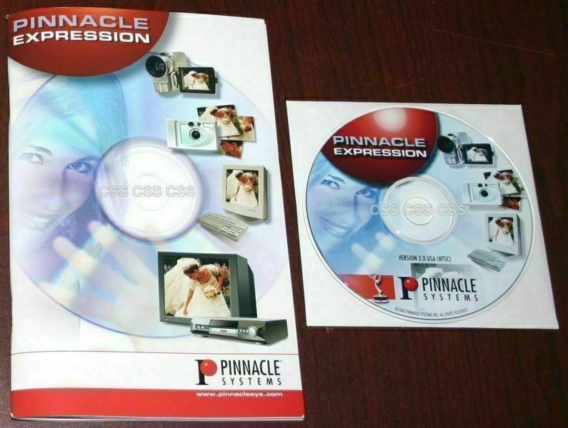 Pinnacle Expression 2.0 Video Picture Burn to DVD CD Computer Software Label Kit gallery