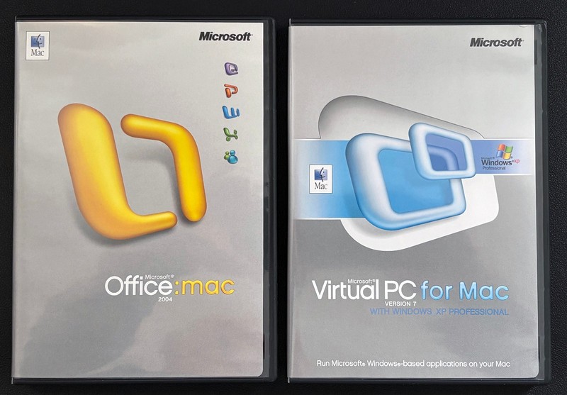 Microsoft Office 2004 + Virtual PC 7 Mac PowerPC | Original Packaging | Perfect