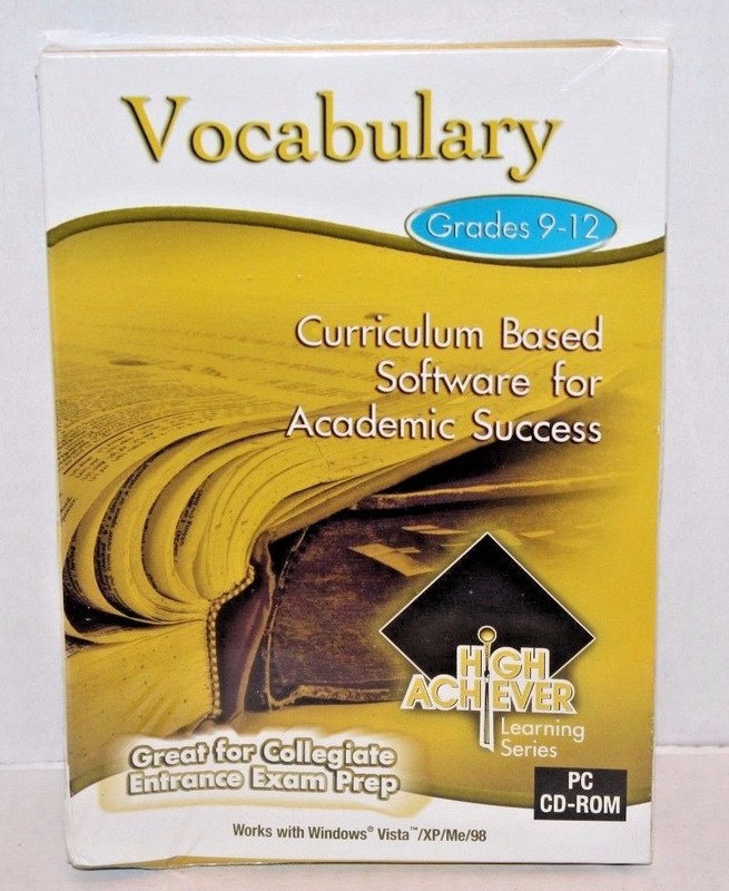 Xpressions Media High Achiever Vocabulary Learning Series PC-CD Rom Grades 9-12