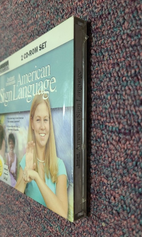 Instant Immersion American Sign Language 2 CD-ROM Set (Windows/Mac, 2001) gallery