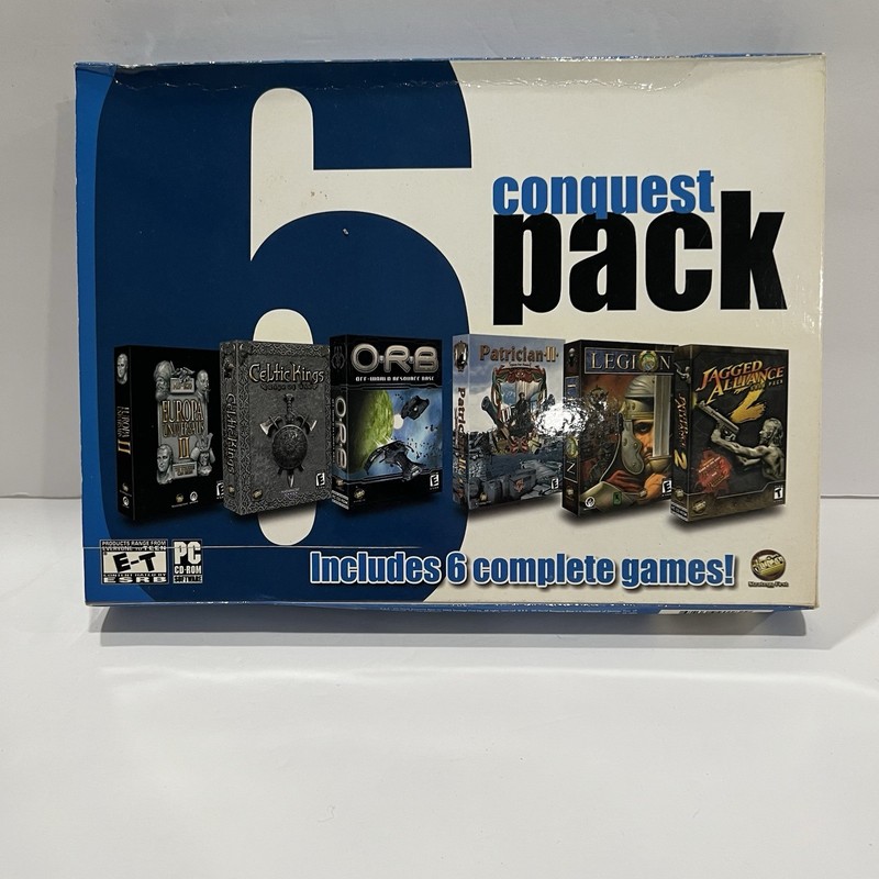 6 Conquest Pack (PC, 2003) Complete with box and manual Brand New Sealed