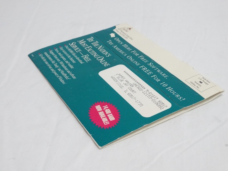 AOL America Online Windows Early Version 1.1 ? Sealed Mailer 3.5” Floppy Disk gallery