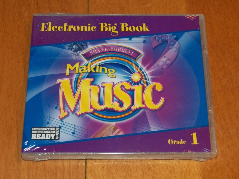 MAKING MUSIC ELECTRONIC BIG BOOK GRADE 1 One Silver-Burdett CD-ROM SEALED NEW