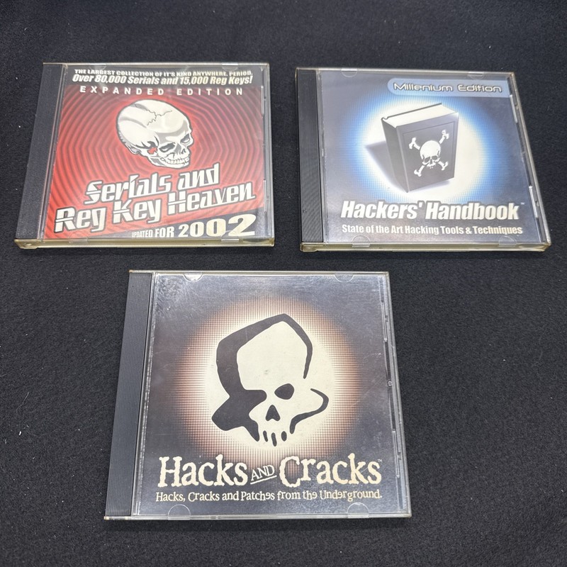 Lot Of 3 Hackers’ Handbook Millenium Edition CD Windows 95/98/NT/2000 OS