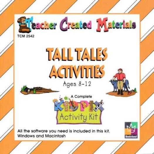 Teacher Created Materials: Tall Tales Activities Complete Kid Pix Activity PC CD