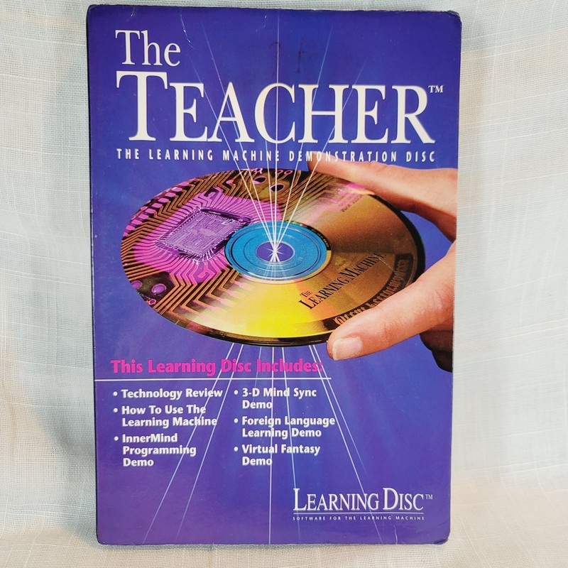 The Teacher Demonstration Learning Disc For Zygon Learning Machine 1994 *Read*