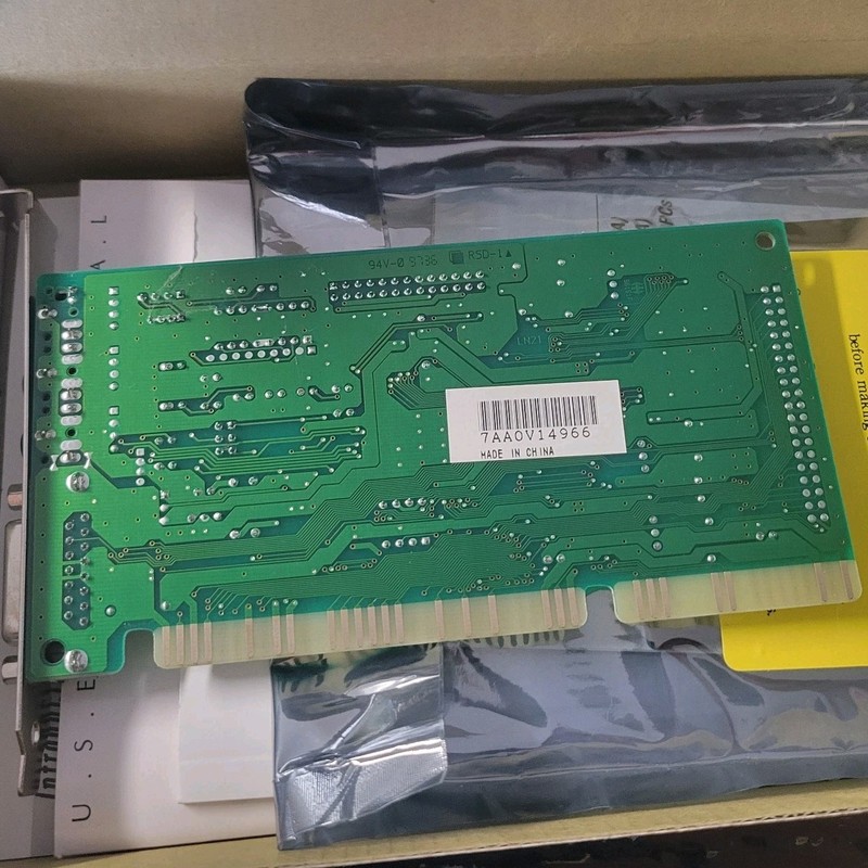 Jaton Video 57P Box w/ Paperwork, Discs and LWHA151A00 ISA Sound Card gallery