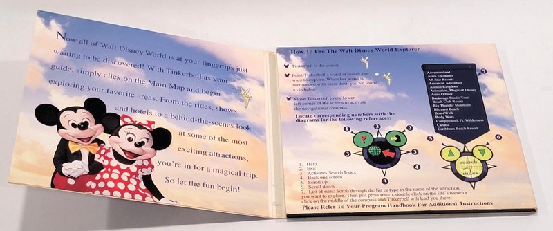 Walt Disney World Explorer CD-ROM PC Windows Disney Interactive Vintage PC Game gallery