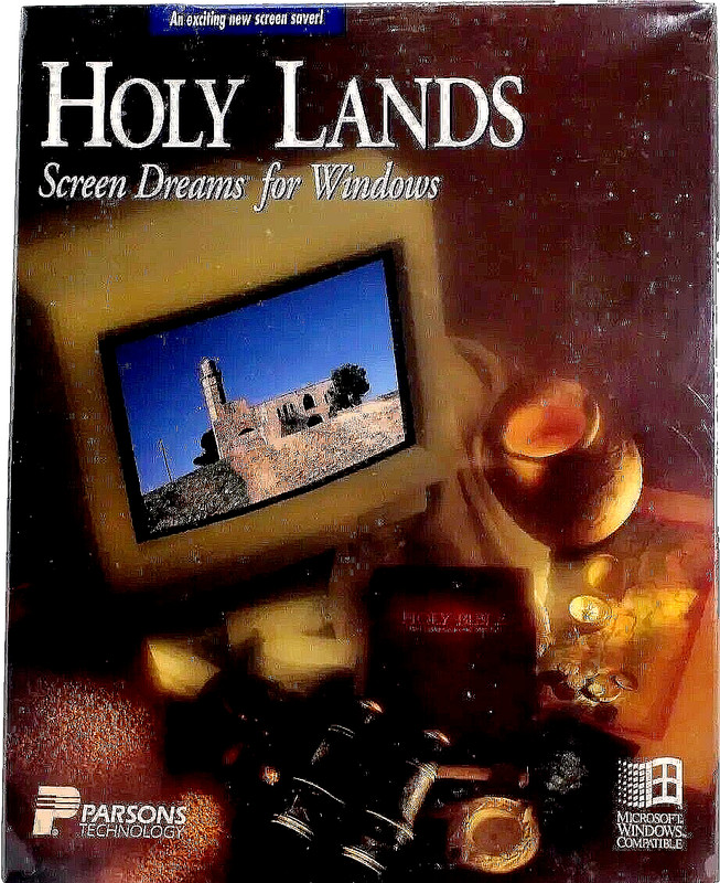 HOLY LANDS Screen Saver Software 3.5” Floppy Parsons Vintage PC NEW Rare
