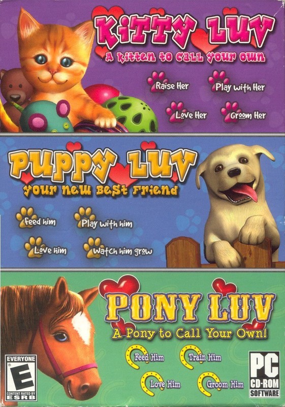 Luv Multi-pack – 3 Games: Kitty Luv, Puppy Luv, Pony Luv [Win XP, 9780545036351]