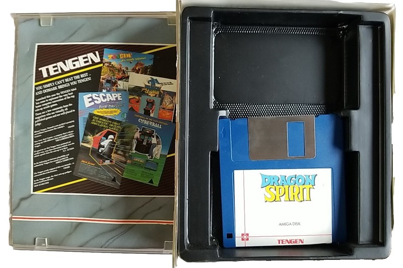 DRAGON SPIRIT by Domark Commodore AMIGA Vintage Game gallery