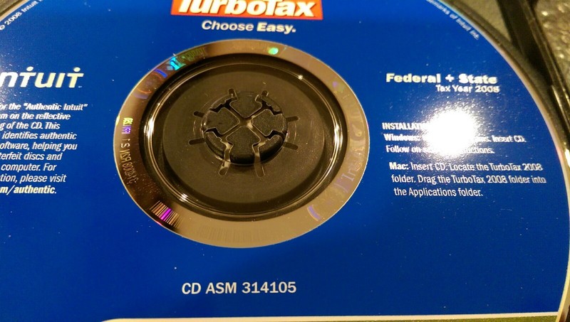Genuine Retail CD 2008 TurboTax Home & Business Federal + State for Windows/Mac gallery