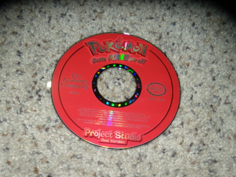 Pokemon Project Studio Red Version (PC, 1999) Near Mint Game gallery