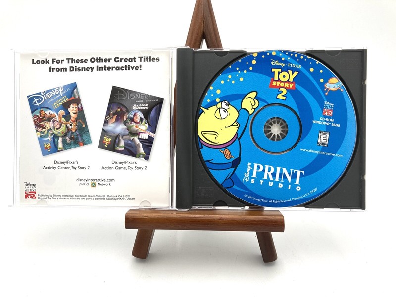 Disney Pixar Toy Story 2 Print Studio PC Project Design Tools Program Manual gallery