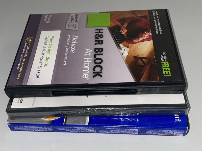 H&R Block 2011 & TurboTax 2009 CD Software + Free H&R Block 2009 NFR gallery
