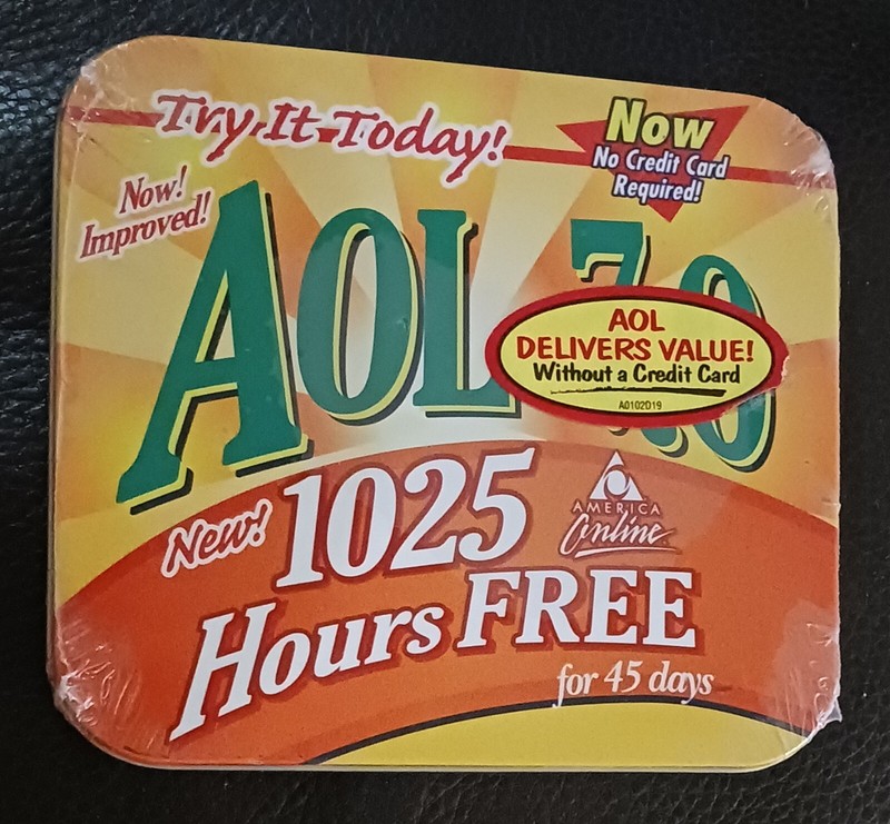 NEW SEALED RARE Vintage America Online AOL CD-Rom Version 7.0
