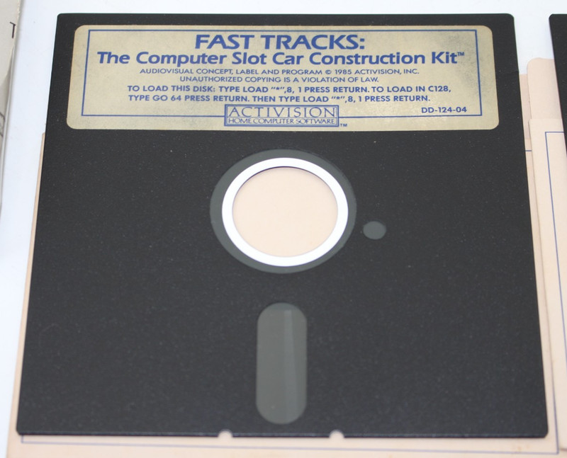 Commodore 64/128 - Fast Tracks: The Computer Slot Car Construction Kit Sealed gallery