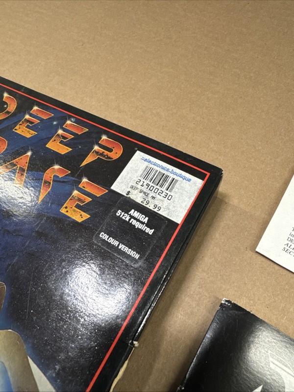 Deep Space 512K Commodore Amiga Game Comic Manual box - Rarest of Psygnosys WOW gallery