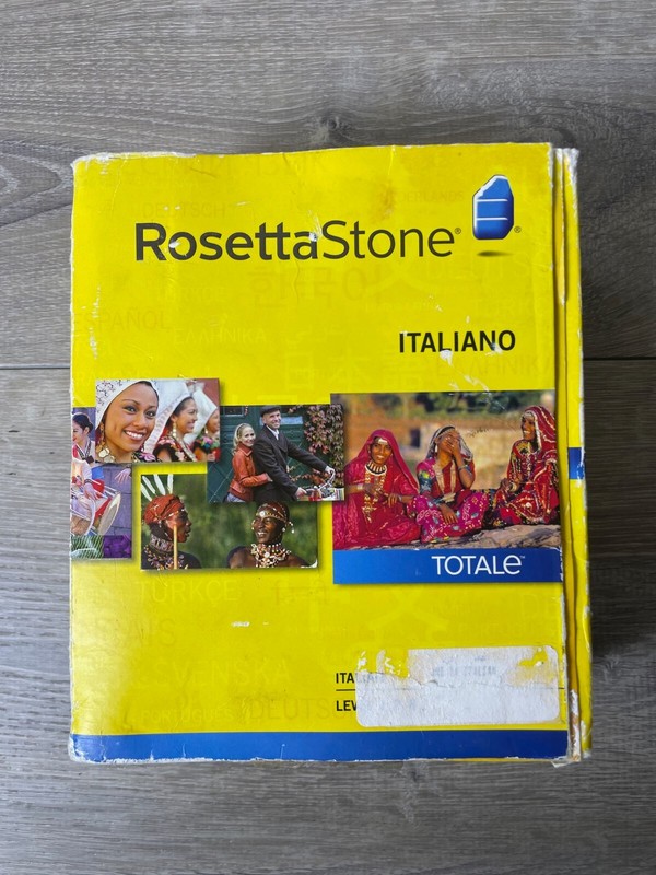 Rosetta Stone-Italian Version 4-Levels 1-3-Italiano Language CDs-MAC & Windows