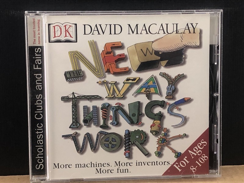 David Macaulay, New Way Things Work CD, MULTIPLE CD’S SHIP FREE, SEE STORE!!!