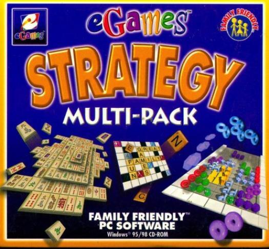 Strategy Multi-Pack PC CD collection of games! mahjongg word scrabble board etc!