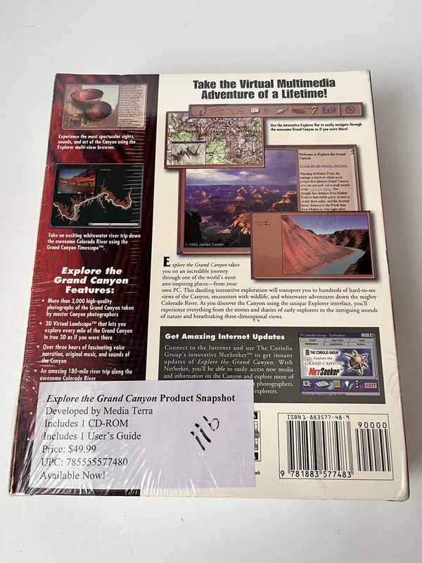 Explore The Grand Canyon Arizona Windows CD-Rom Multimedia gallery