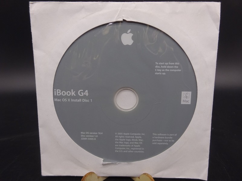 iBook G4 Apple Hardware Test & Install 1 & 2 DVD 2004 2Z691-5435-A 2Z691-5436-A gallery