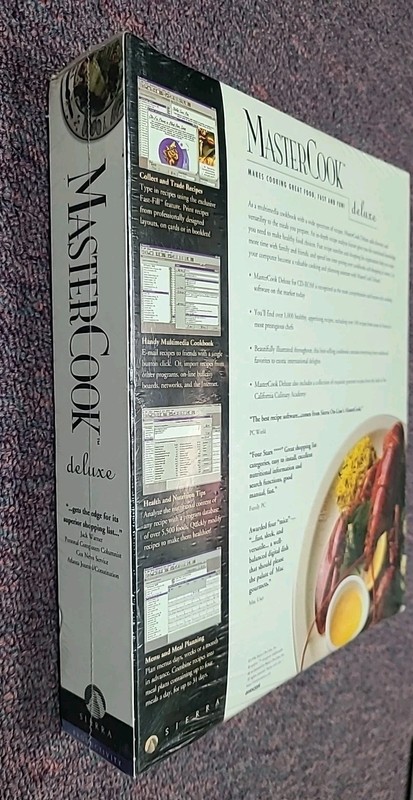 Master Cook Deluxe CD-Rom (Brand New & Factory Sealed!) Ships Immediately gallery