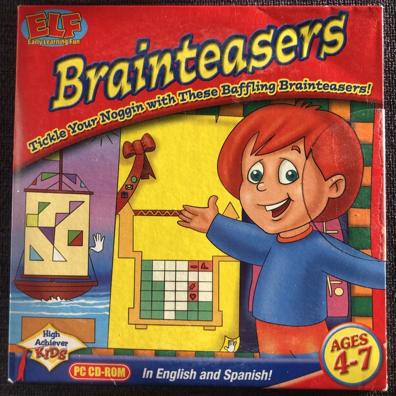 Elf Early Learning Fun Brainteasers Pc Cd Rom Ages 4-7 gallery