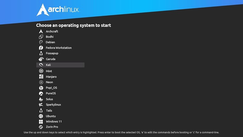 18-in-1 Bootable USB Drive Kali Tails Linux Arch + More