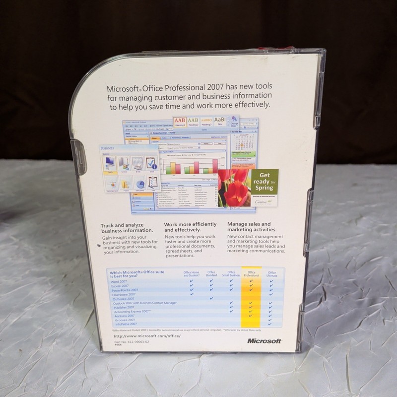 Microsoft Office 2007 Professional Full English Retail Version w/ Product Key gallery