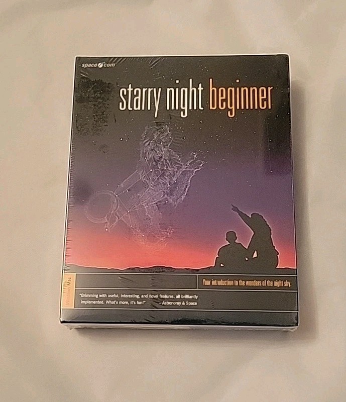 Starry Night Beginner Software Windows McIntosh PC CD-ROM (2000) New Sealed
