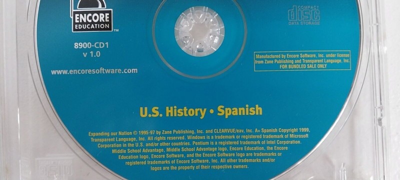 VTG Homeschool Educational CD Set 2001 US History Spanish Middle School Software gallery