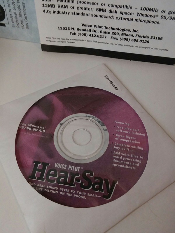 Voice Pilot Hear-Say PC CD gallery