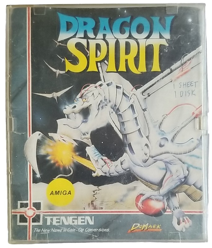 DRAGON SPIRIT by Domark Commodore AMIGA Vintage Game
