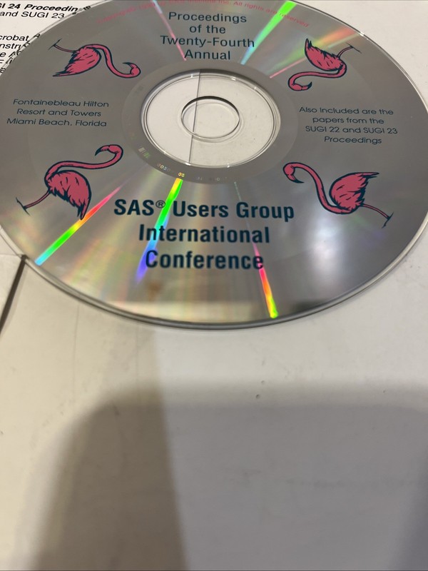 SAS Users Group International Conference 1999 24th Annual Proceedings CD Miami gallery
