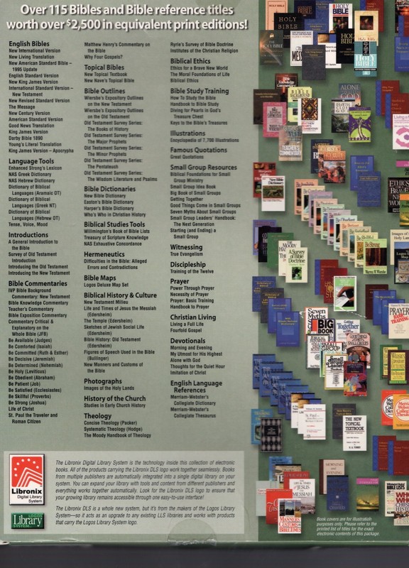 Logos Bible Scholar's Library software (DVD for Windows) gallery