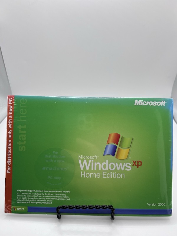 Microsoft Windows XP Home Edition Version 2002 for emachines PC – NEW SEALED