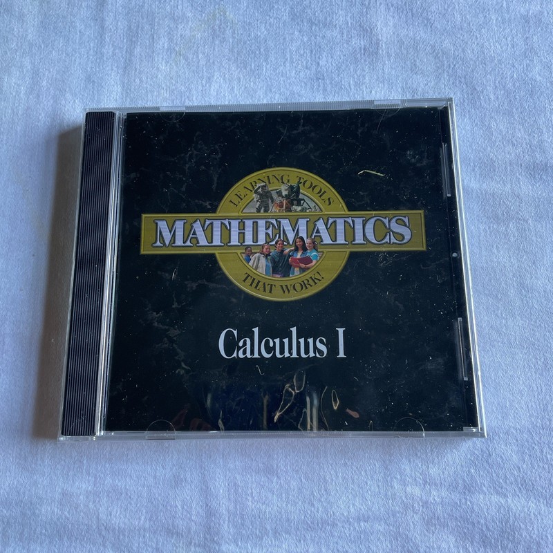 PRO ONE: CALCULUS I MATHEMATICS PC CD-ROM, LEARNING TOOLS THAT WORK, WIN 95